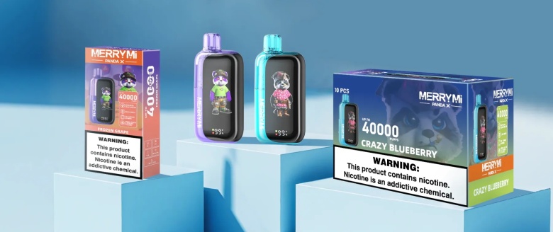 Buy MerryMi Panda X 40000 Green Apple e-cigarettes - Image 3