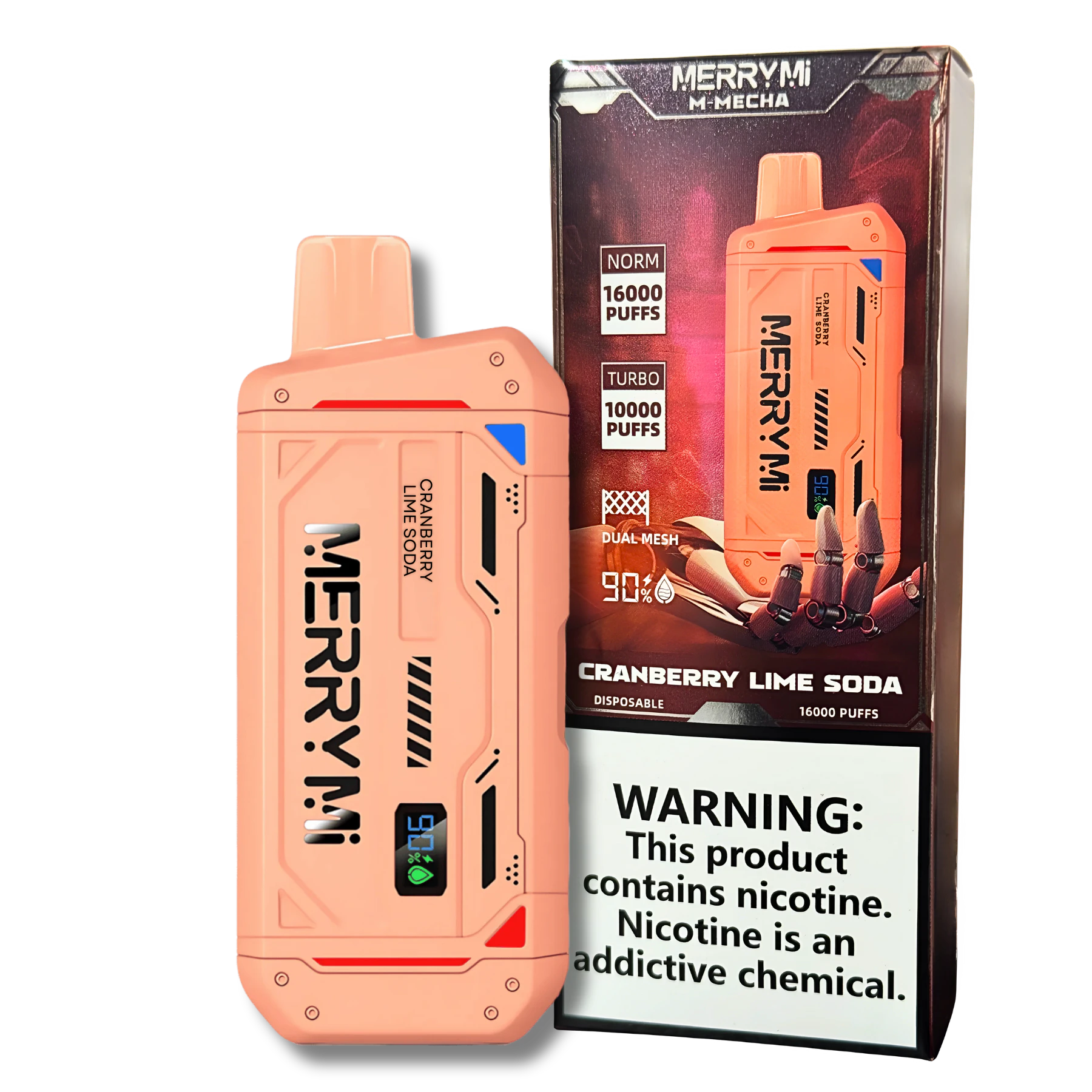 M-Mecha 16K Cranberry Lime Soda