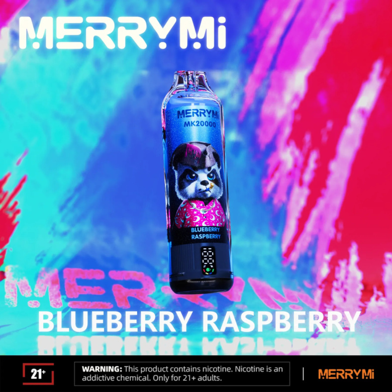 E-Papierosy MerryMi Mk 20 000 Blueberry Raspberry