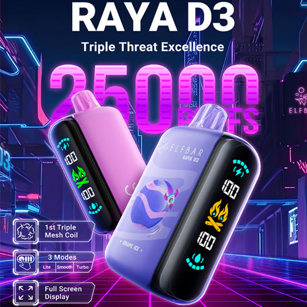 Elf Bar Raya D3 25000 Puffs Vape - Image 12