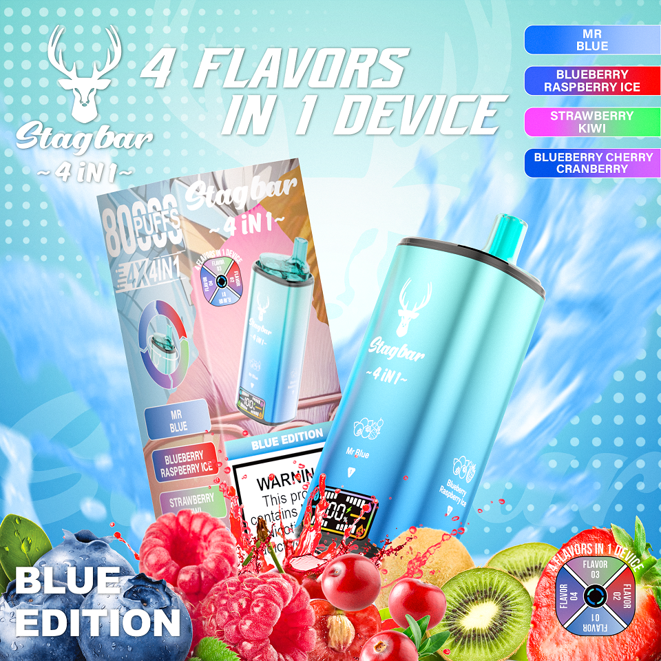 Disposable E Cigarette Stag Bar 80000 Puffs 4 in 1 Vape - Image 3