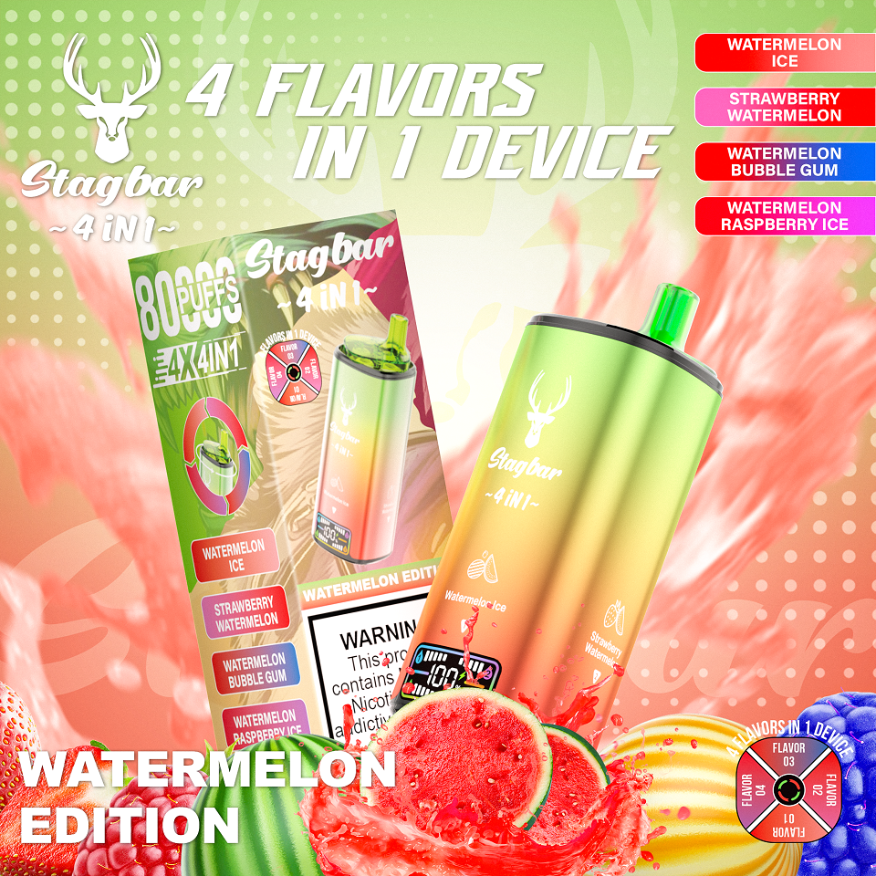 Disposable E Cigarette Stag Bar 80000 Puffs 4 in 1 Vape - Image 11