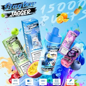 Disposable E Cigarette Stag Bar Jagger 15000 Puffs Vape