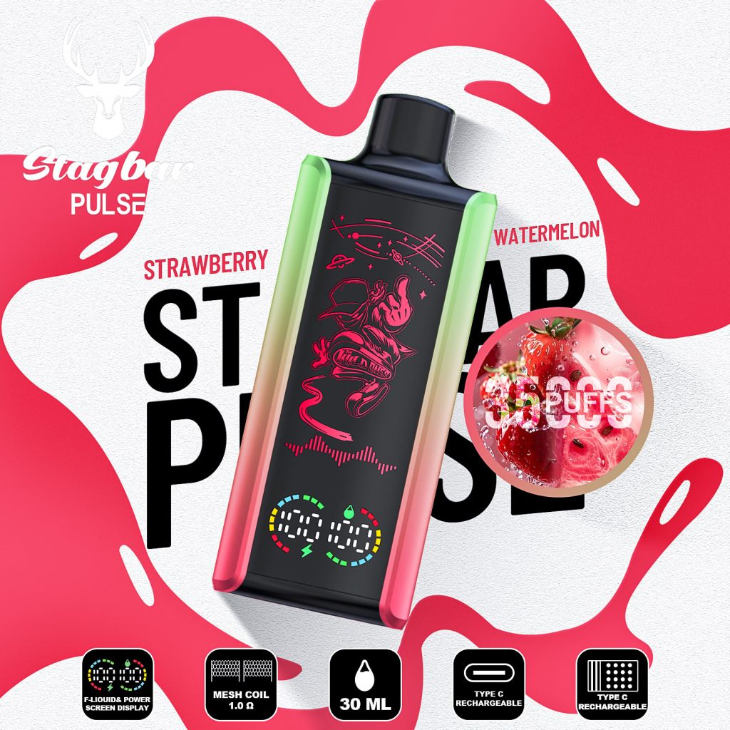 E Cigarette Stag Bar Pulse 35000 Puffs Vape - Image 3