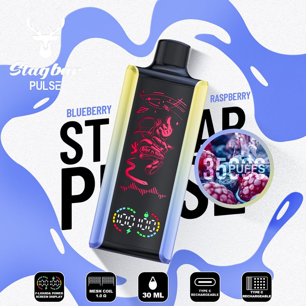 E Cigarette Stag Bar Pulse 35000 Puffs Vape - Image 10