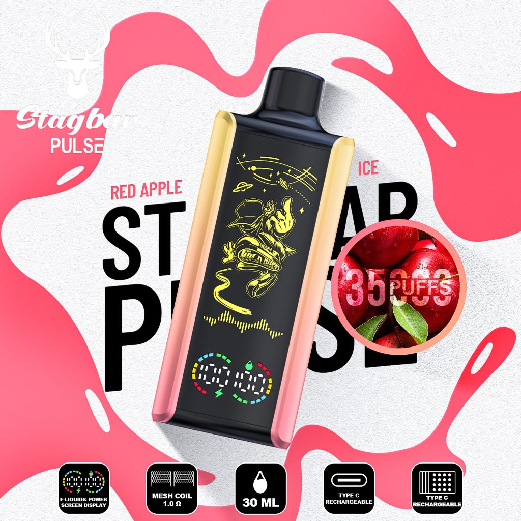 E Cigarette Stag Bar Pulse 35000 Puffs Vape - Image 7