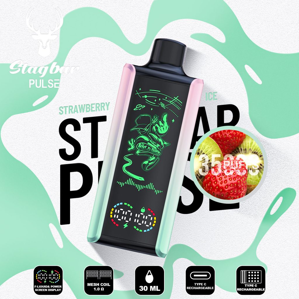 E Cigarette Stag Bar Pulse 35000 Puffs Vape - Image 6
