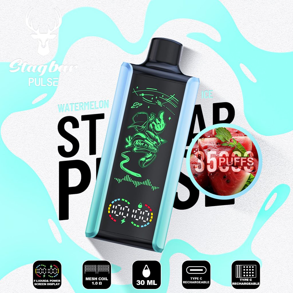 E Cigarette Stag Bar Pulse 35000 Puffs Vape - Image 5