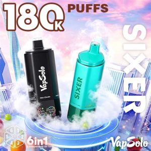 Vapsolo Sixer 180000 Puffs 6in1 Disposable Vape